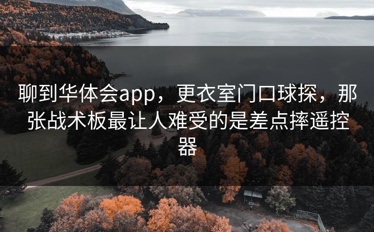聊到华体会app，更衣室门口球探，那张战术板最让人难受的是差点摔遥控器